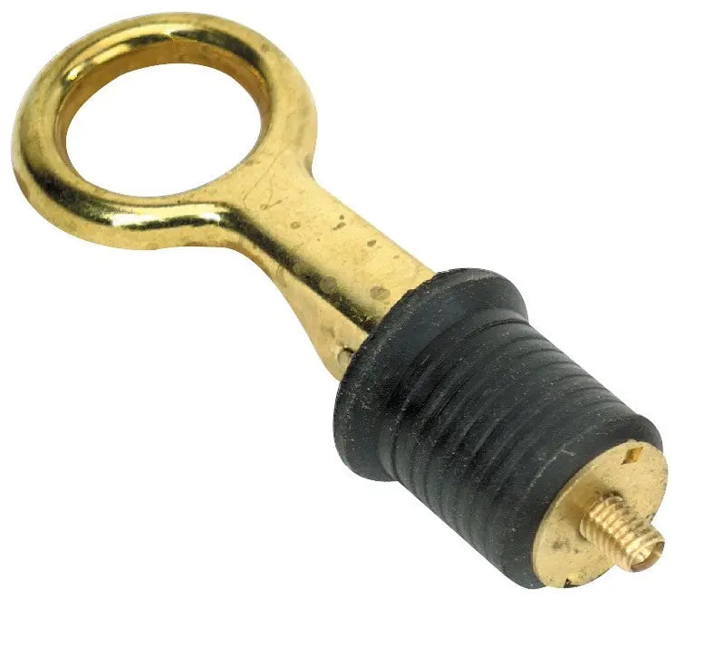 Whitecap Ind S0208C 1' Brass Bailer Plug for Buckets and Containers