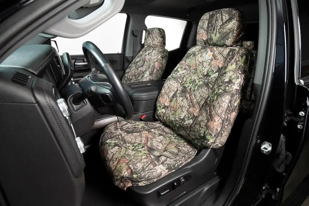 COVERCRAFT SSC3479CAM Custom Fit 2019 GMC and Chevrolet Silverado 1500 40/20/40 Seat Cover by COVERCRAFT