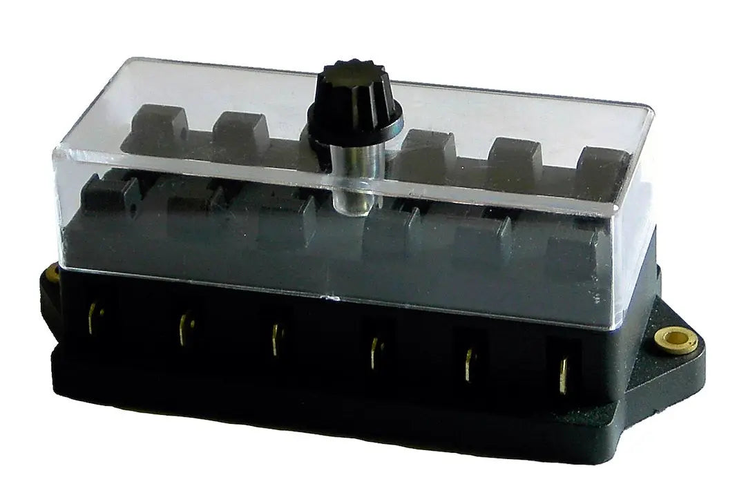 WIRTHCO 30111 6-Way Blade Fuse Holder with Locking Cap