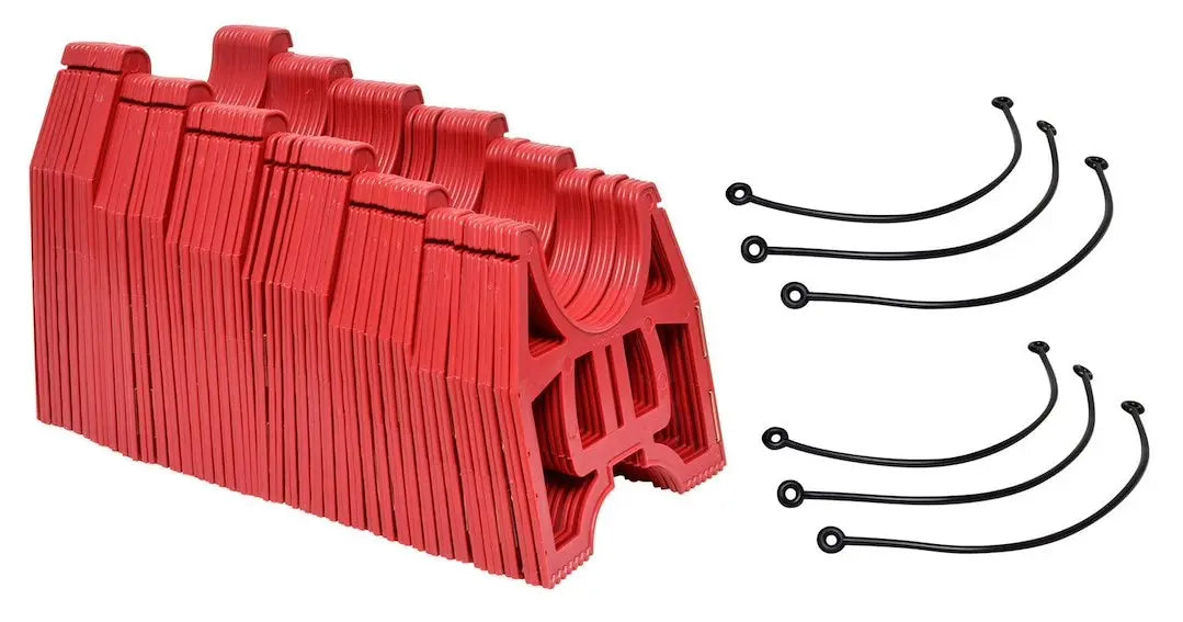 Valterra LLC Slunky 25' Red Flexible Sewer Hose – Durable RV Waste Disposal Solution