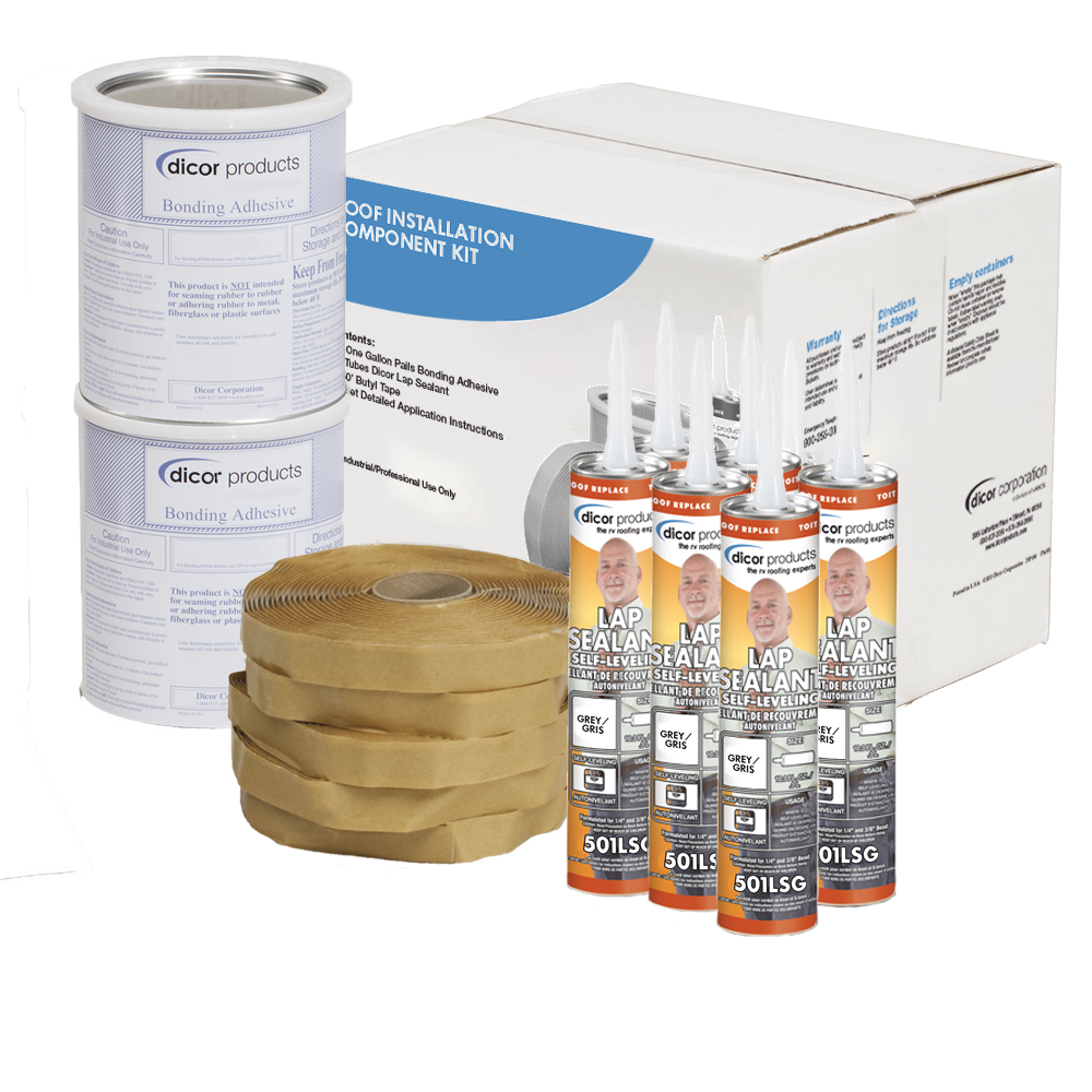 DICOR CORP Gray Installation Kit (Part Number 401CKG)