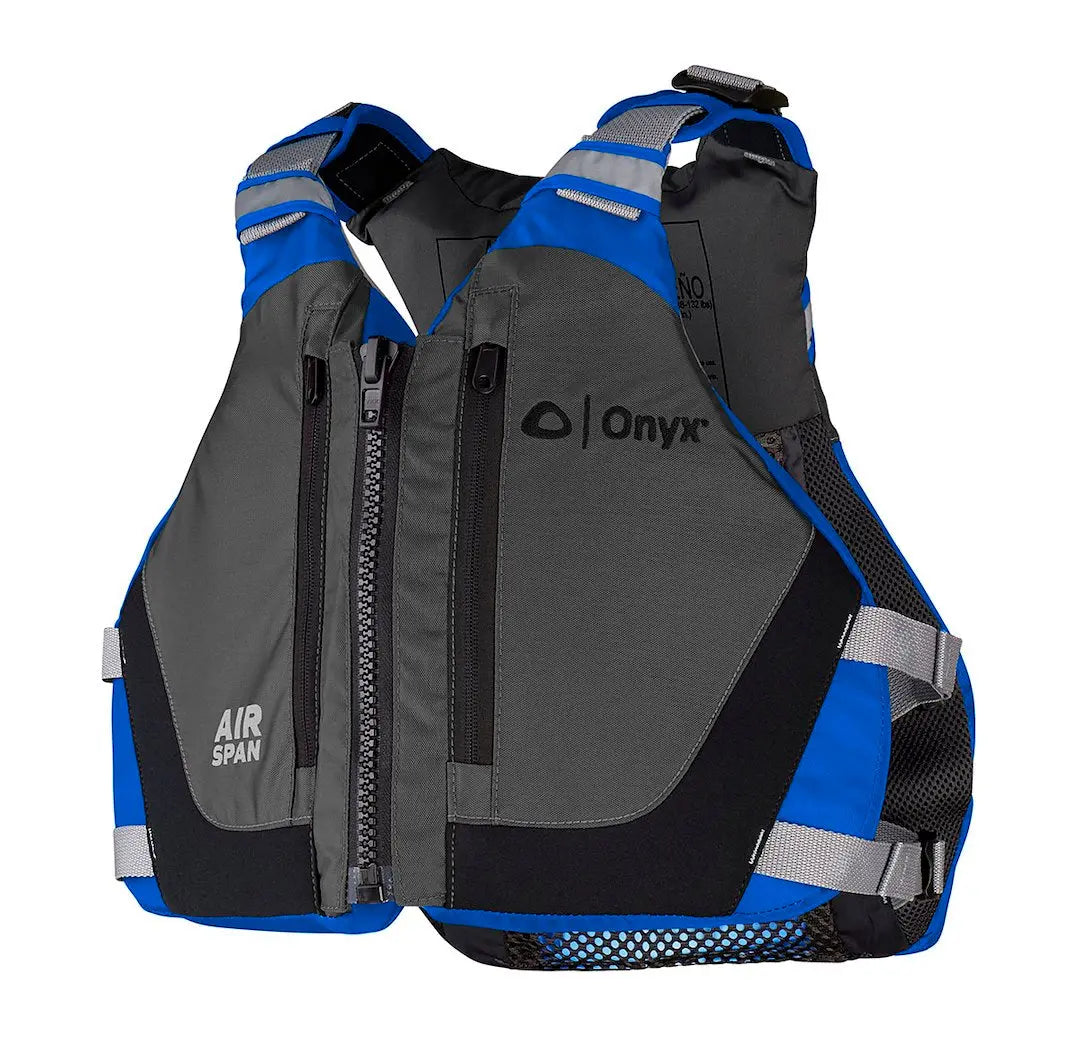 ONYX Outdoor Air Span Breeze Paddling Kayak Vest - Comfortable and Lightweight Life Jacket for Kayaking Adventures