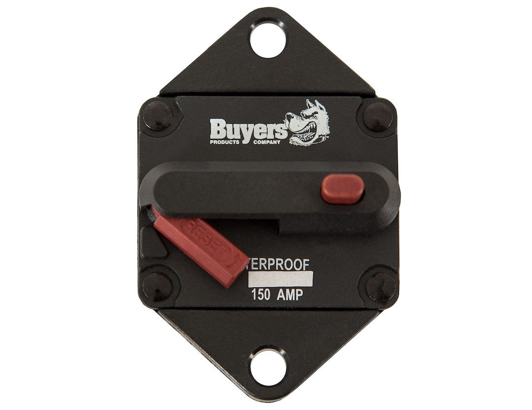 Buyers Prod CB152PB 150 Amp Push-to-Reset Circuit Breaker
