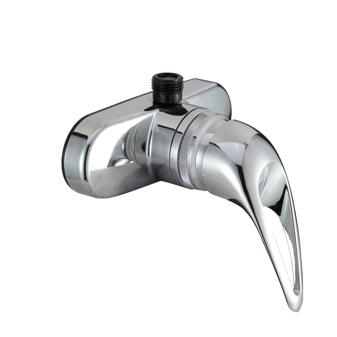 DURA FAUCET DFSA150CP Single Lever RV Shower Faucet with Chrome Finish