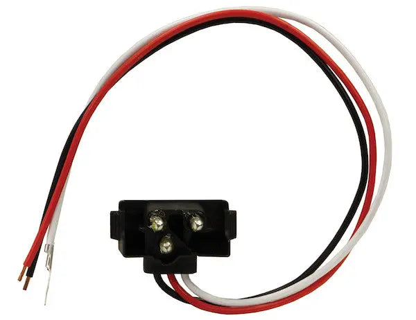 Buyers Prod 5620350 Male 3-Pin Right-Angle Power Plug, 12 Inches, Pack of 25