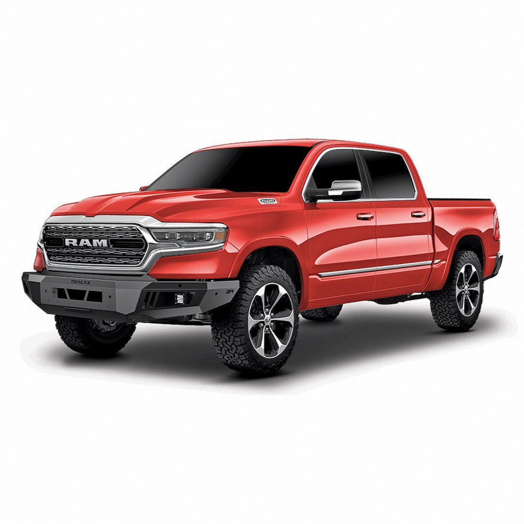 TrailFX LD Front Bumper for RAM 1500 Black 2019 – Part Number FLDB008TI