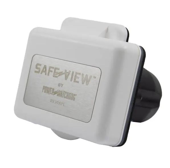 Hughes Auto SV30APIW 30-Amp Smart RV Power Inlet - White