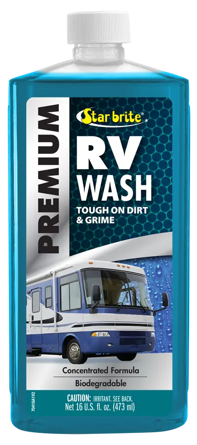 Star Brite RV Wash 16 oz. - Gentle Exterior Cleaner for Recreational Vehicles