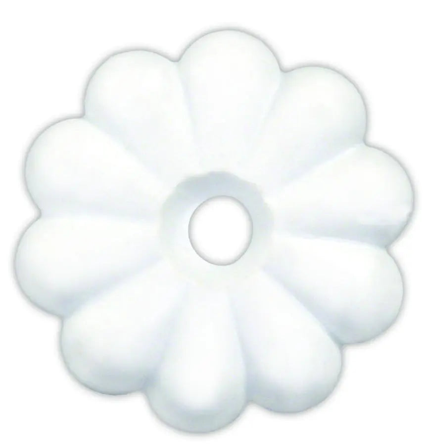 JR Products Plastic Rosettes White - Part Number 20455