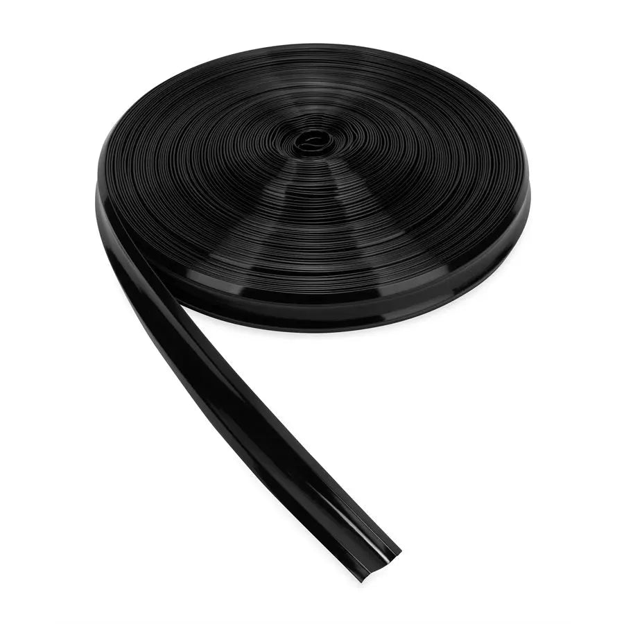 Camco Vinyl Insert 1' x 100' Black - Durable Weatherproof Seal for RV and Marine Use