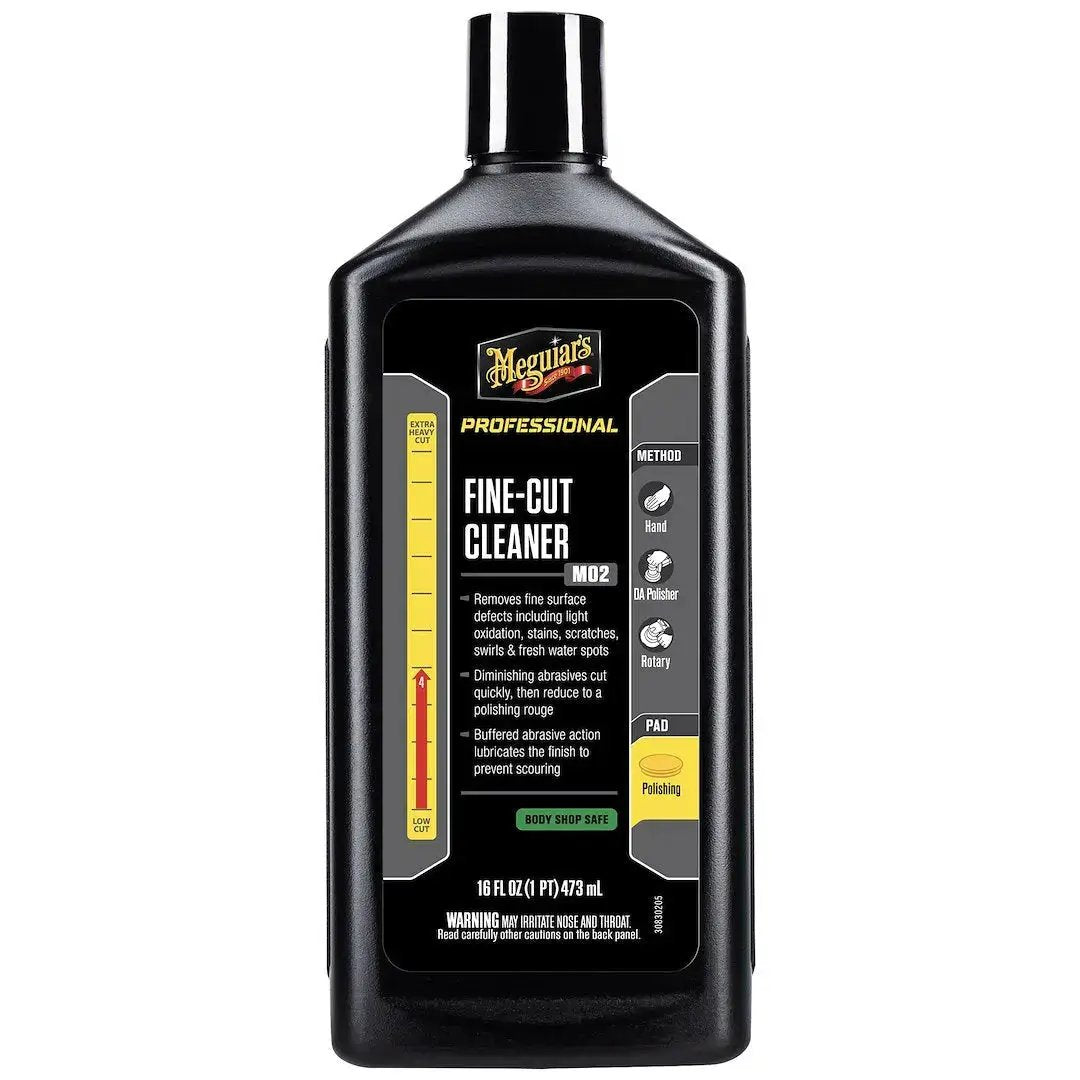Meguiar's Wax #02 Fine Cut Cleaner 16 oz - Polishing and Surface Restoration by MEGUIARS WAX