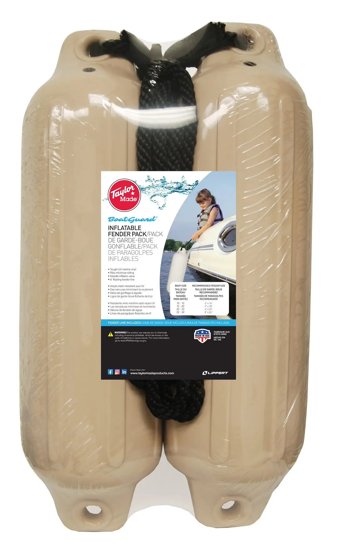 TaylorMade 5' x 18' BG Sand with Black Rope - Double Pack