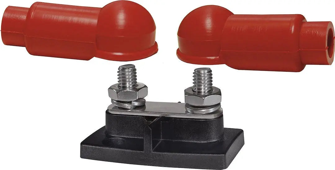 Blue Sea Systems Dual Stud Busbar with Insulators (Part Number 2019BSS)