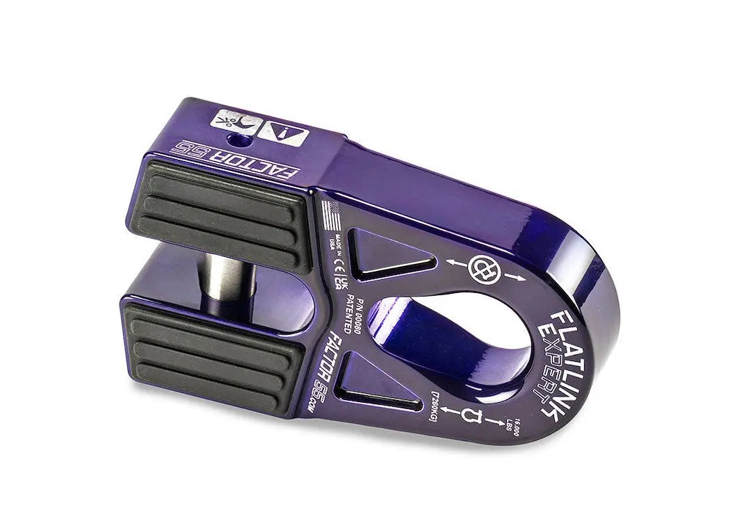 Factor 55 FlatLink E Winch Shackle Mount in Purple - Part #0008015