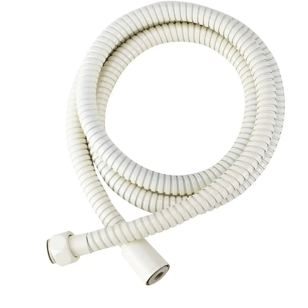 DURA FAUCET DFSA200BQ 60' Stainless Steel RV Shower Hose in Bisque Parchment