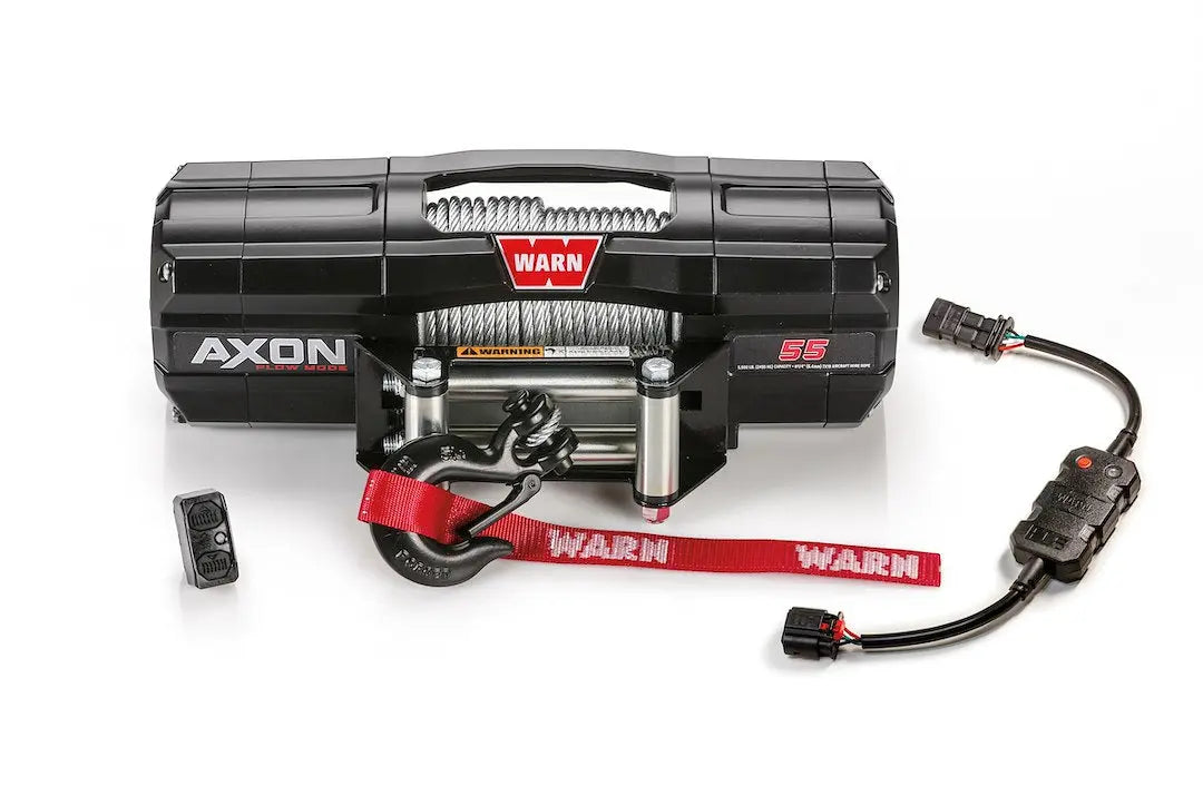 WARN Ind. Axon 55-S Winch - Reliable Heavy-Duty Off-Road Recovery Equipment