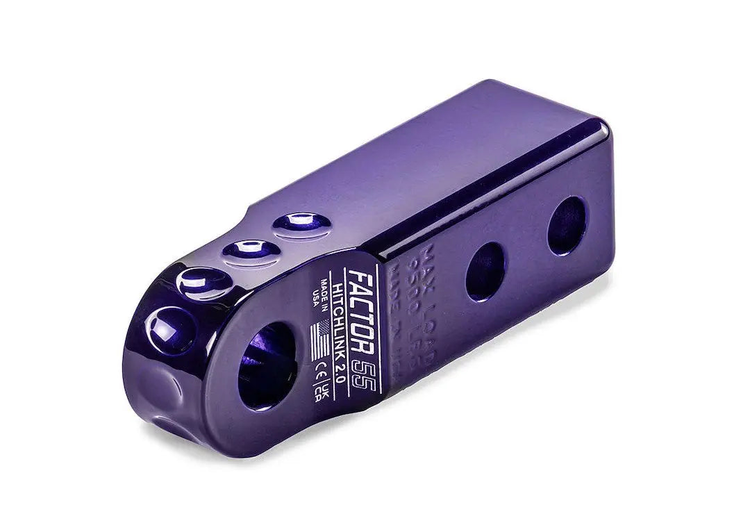 Factor 55 HitchLink 2.0 Purple - Heavy Duty Off-Road Recovery Shackle and Anchor Point