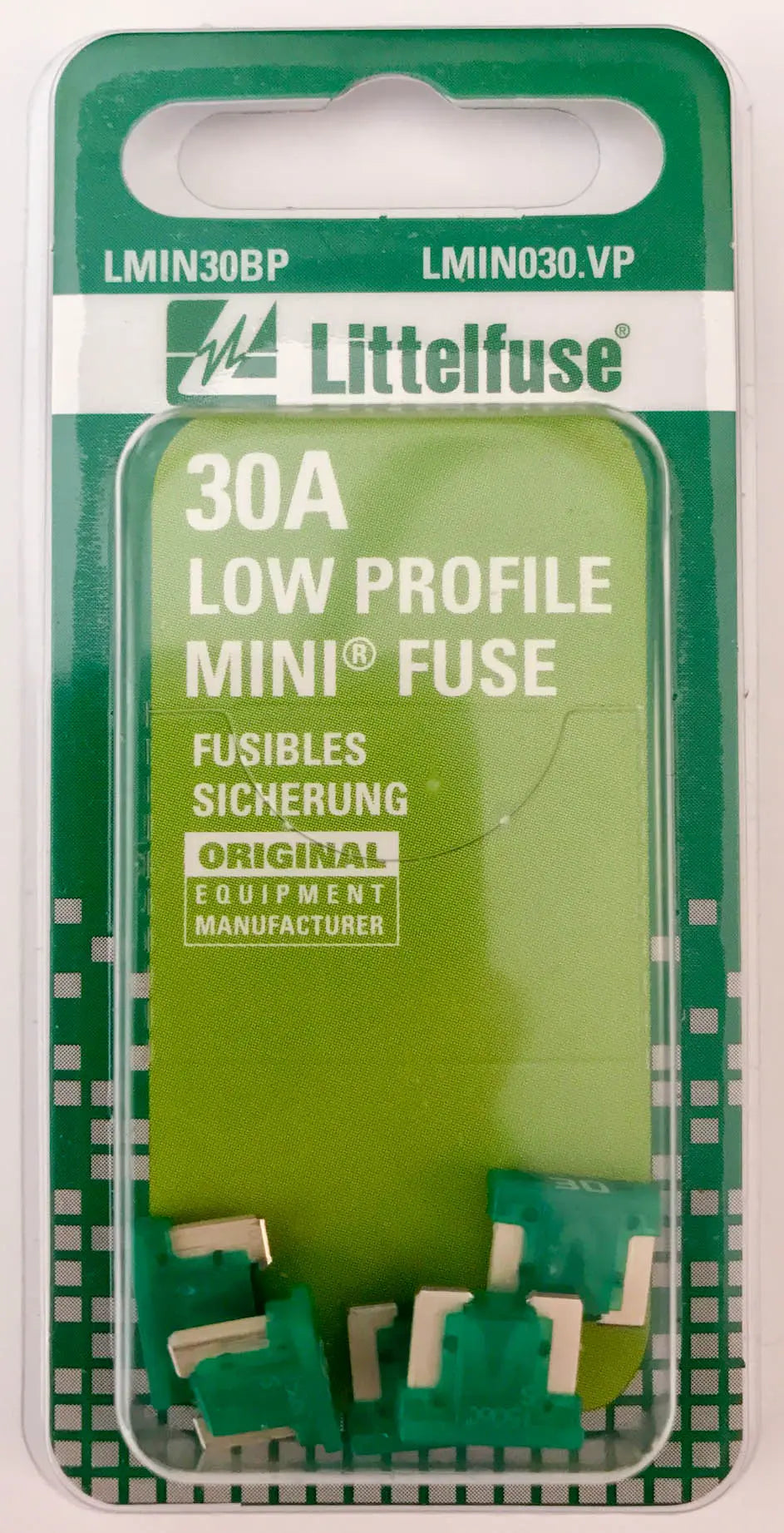 Littelfuse Low Profile Mini Blade Fuse 30A - Model LMIN30
