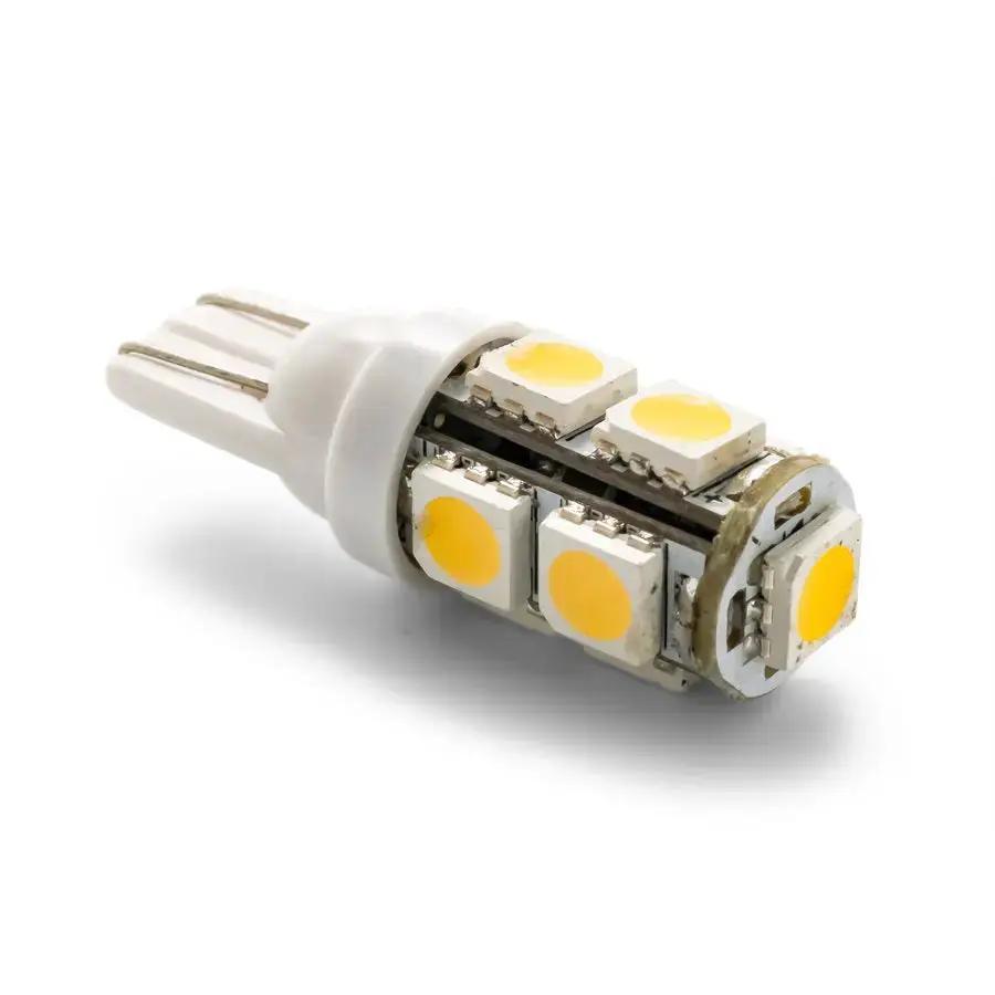 Camco LED T10 Wedge Bulb - 921/922/912 Series, 9 LED for Enhanced Illumination by CAMCO