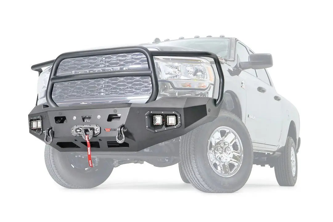 WARN Industries Heavy-Duty Bumper with Guard for RAM 2019-2020 (Part #107002)