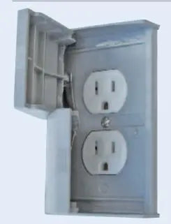 Valterra LLC Weatherproof Receptacle with Cover - Model 52499SCREC