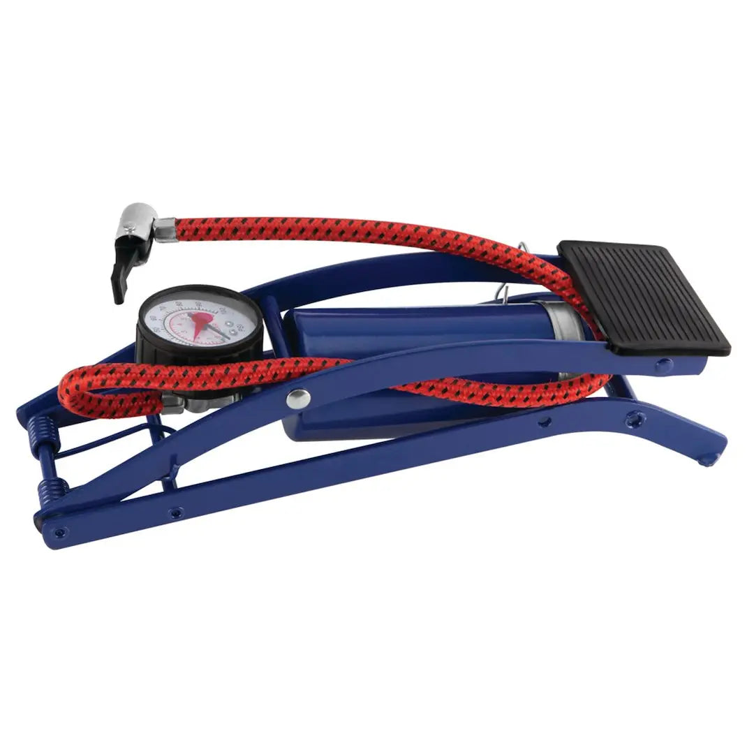 Perform Tool W1638DB Foot Pump - Heavy Duty Hand Pump for Inflatable and Tire Applications