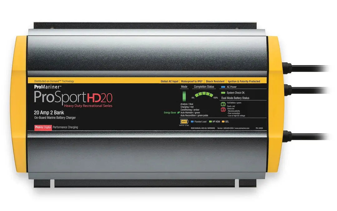 PRO MARINER PROSPORT HD 20 Amp 2-Operator Marine Battery Charger - Model 44020