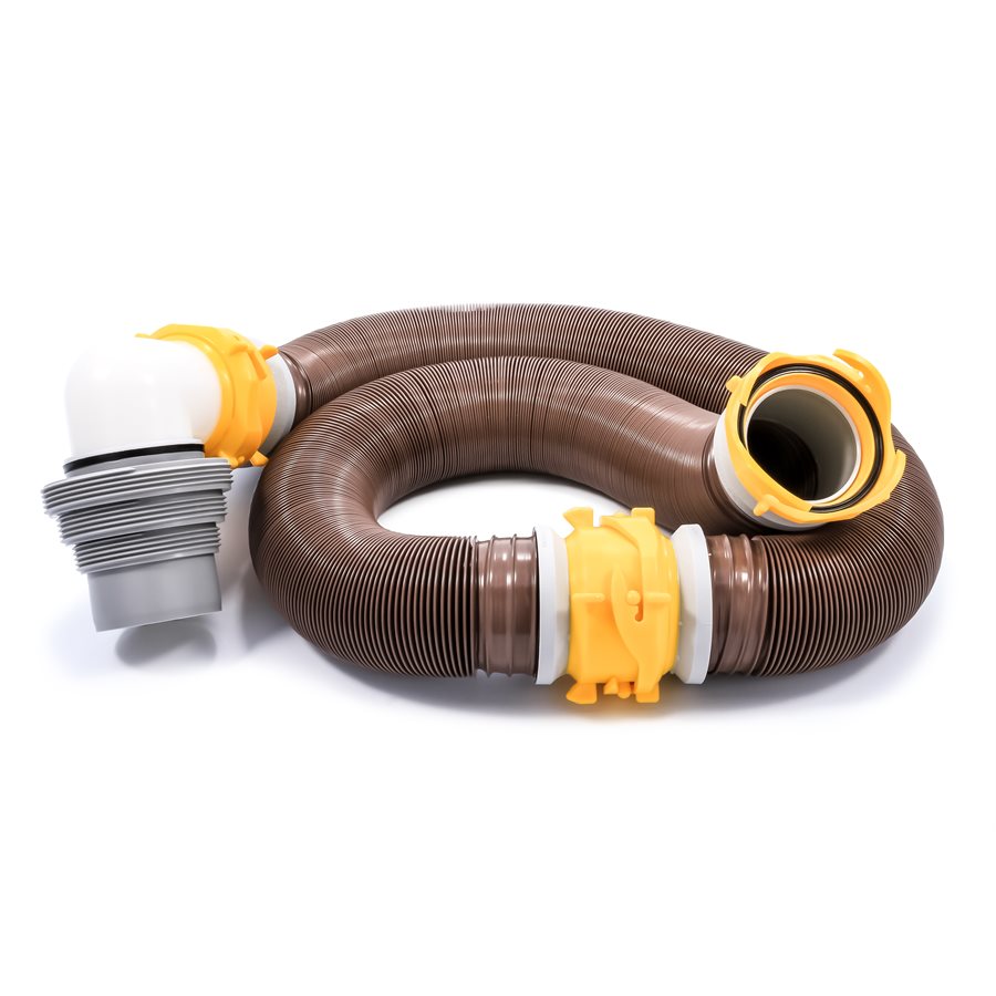 Camco Revolution Sew 20' Hose Kit – Durable Marine-Grade Water Hose with Lead-Free Construction