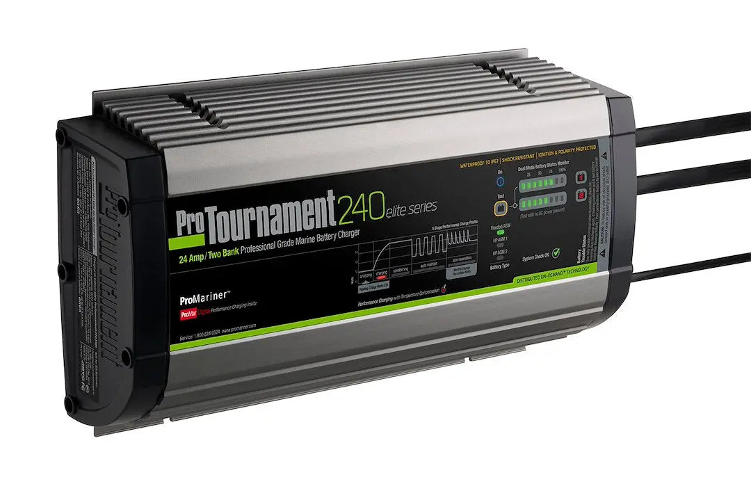 PRO MARINER 240 Elite 24 Amp 2-Bank PFG Waterproof Battery Charger (Part Number 52024)
