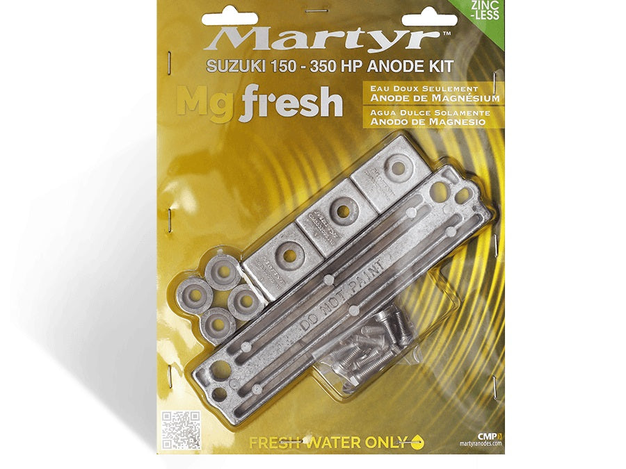 CMP Group Suzuki 150-350HP Anodes Kit Magnesium MSZ150350M for Marine Outboards
