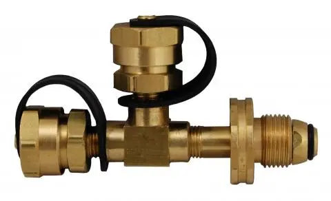 AP Products ME413P Tee for Two with Polished Finish - Durable Plumbing Fitting