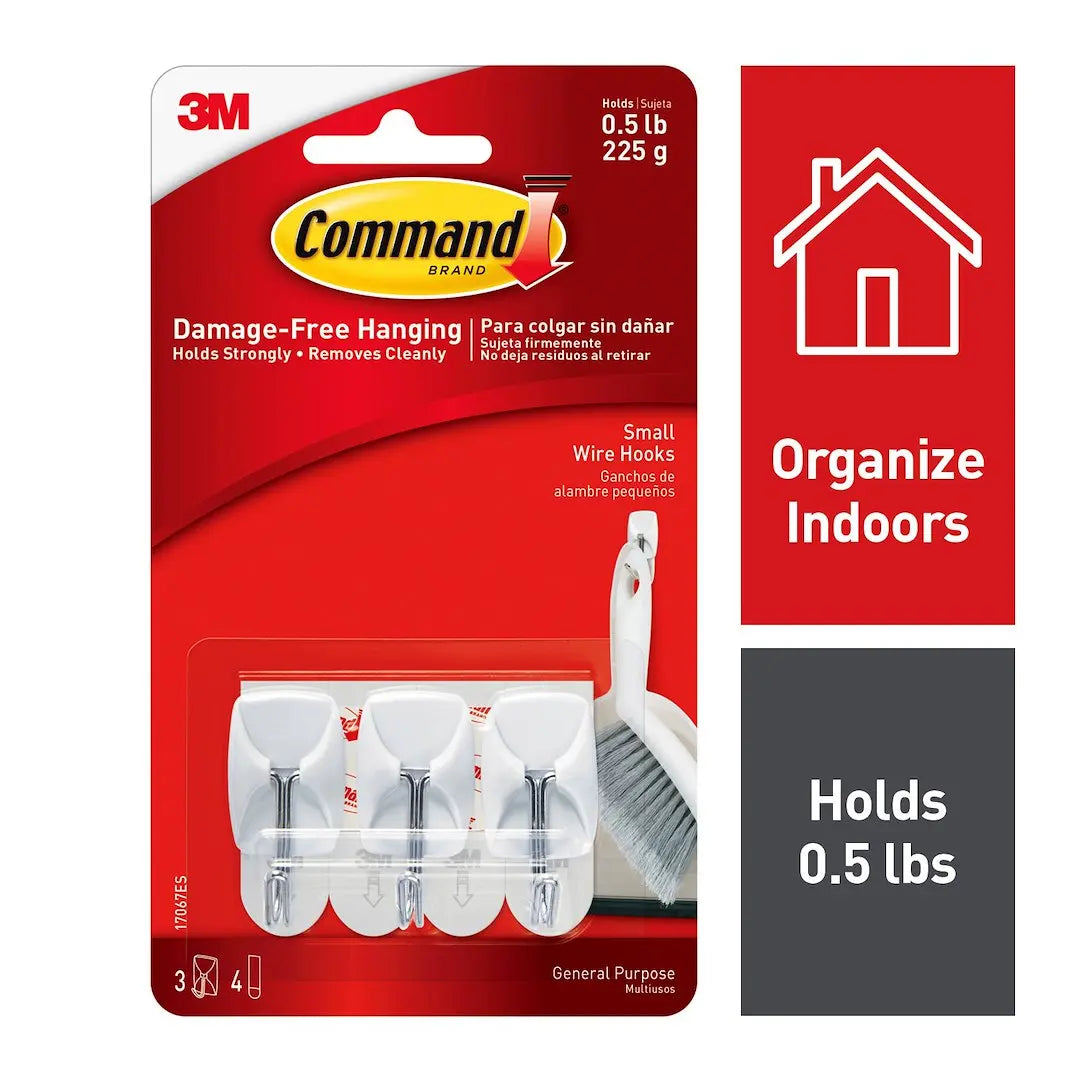 3M Command Small Wire Hooks - Part Number 17067ES