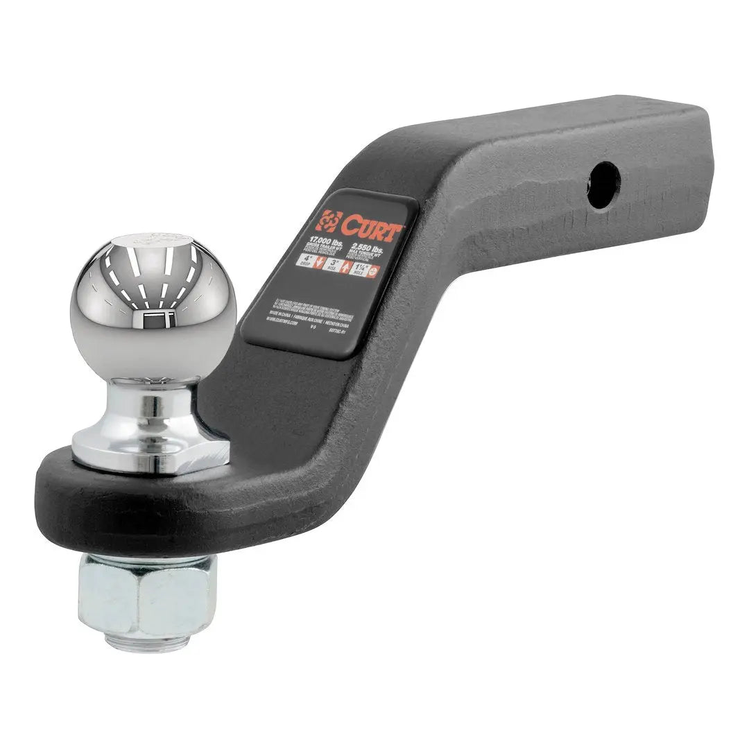 CURT MFG Loaded Ball Mount Part #45332 for Heavy-Duty Towing