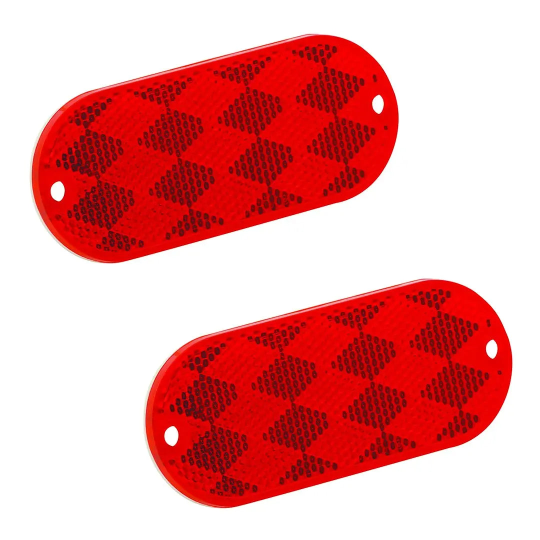 Bargman Oblong Reflector #92 Red (Part Number 7178010)