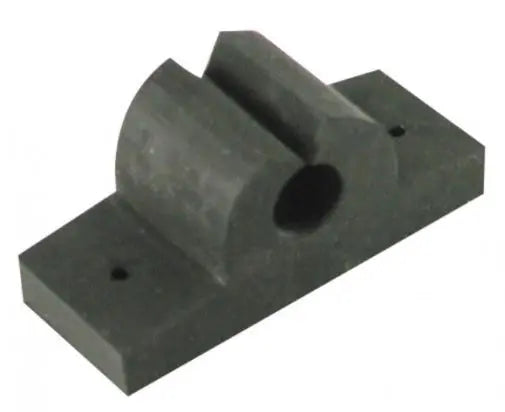Whitecap Industries 3750BC 3/8" Black Rubber Tool and Rod Holder