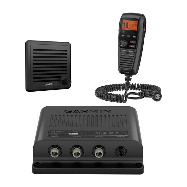 Garmin Elec. VHF 315 Modular with Hailer & GPS - Reliable Marine Communication System