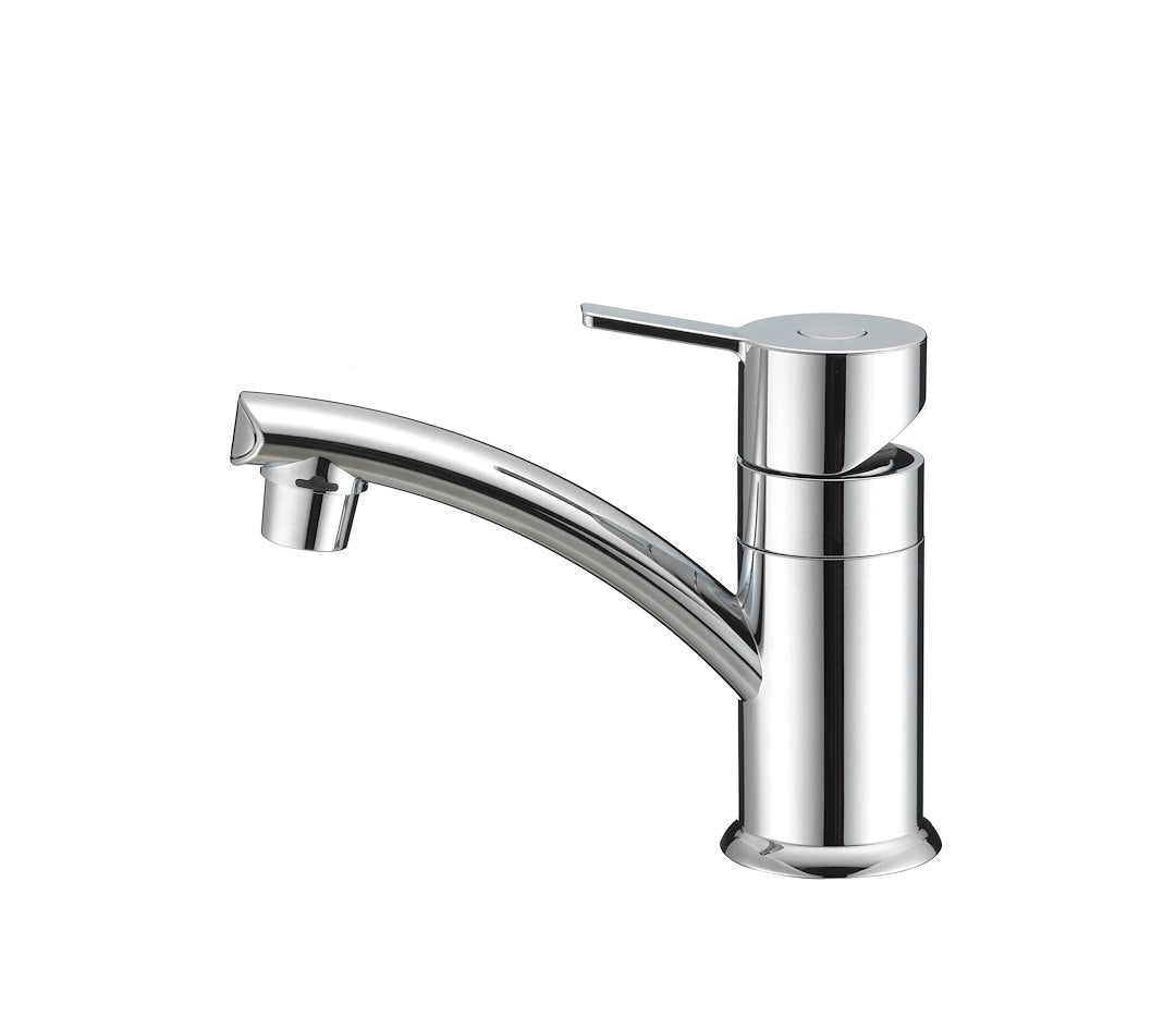 DURA FAUCET DFPL200MCP Modern Single Lever Centerset RV Lavatory Faucet