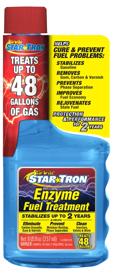 Star Brite Startron Fuel Additive 8 oz. - Improve Engine Performance and Fuel Efficiency