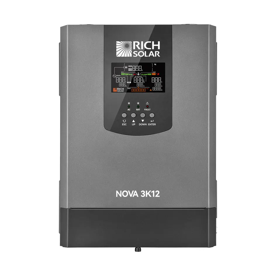 Rich Solar NOVA 3000W Inverter with Transfer Switch (Part Number: RSV3P12TS)