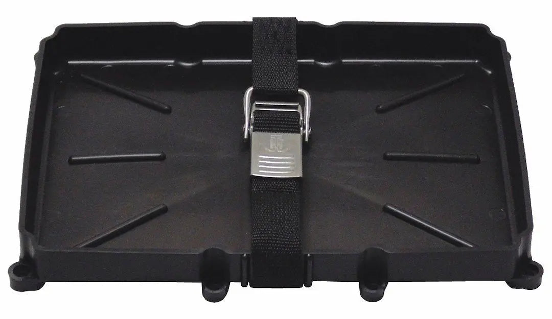 T-H Marine 28 Series Battery Tray with Stainless Steel Strap - Durable Marine Battery Mount