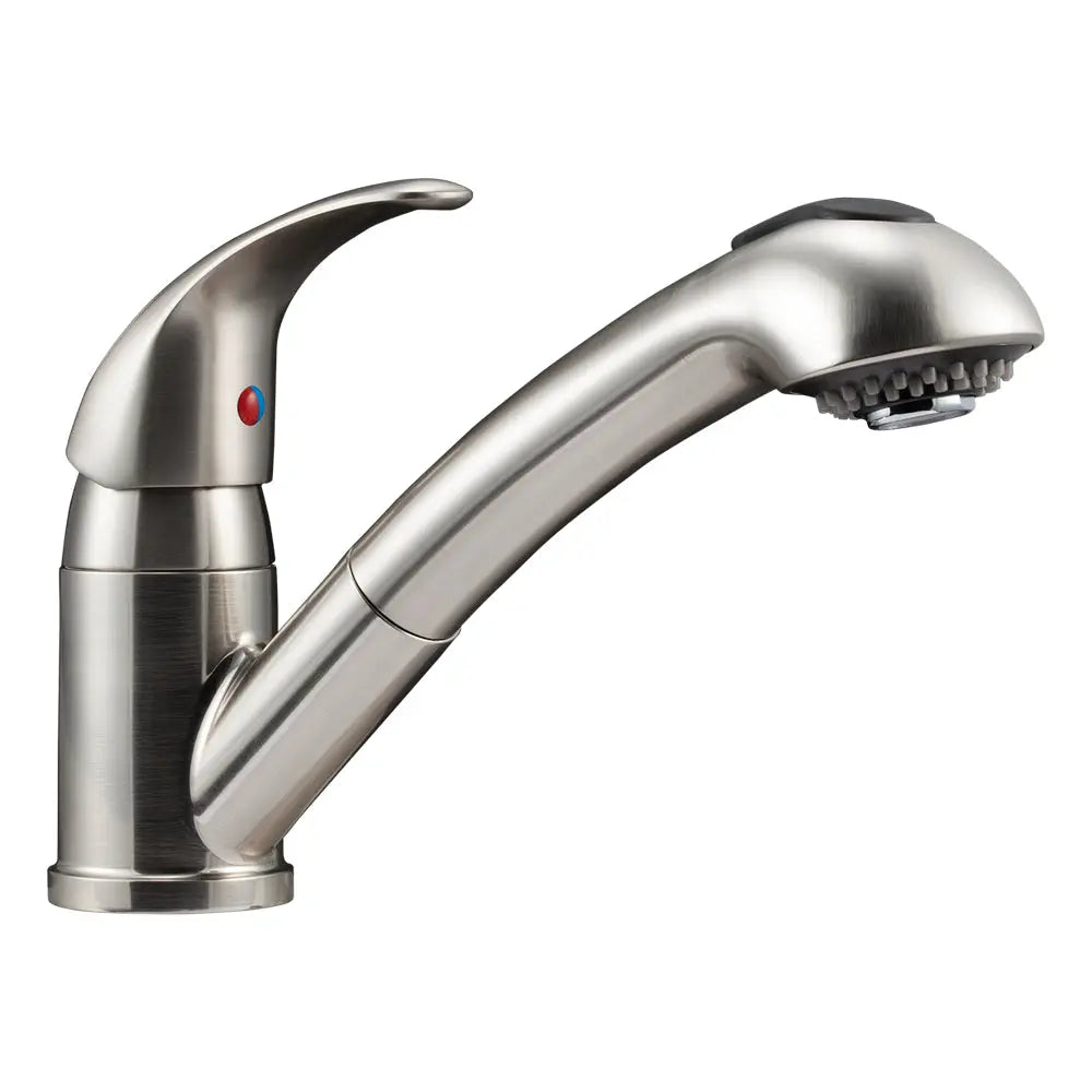DURA FAUCET RV Kitchen Faucet Nickel - Durable and Stylish Water Fixture