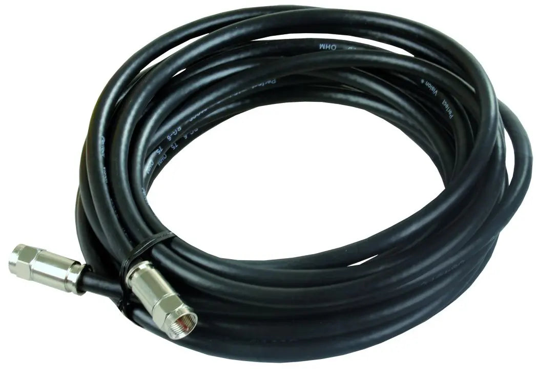 JR Products 47975 20' RG6 Coax Cable with Compression End