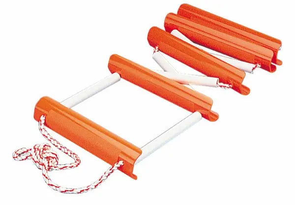 Sea Dog Five Step Folding Ladder - Compact and Portable Aluminum Step Stool