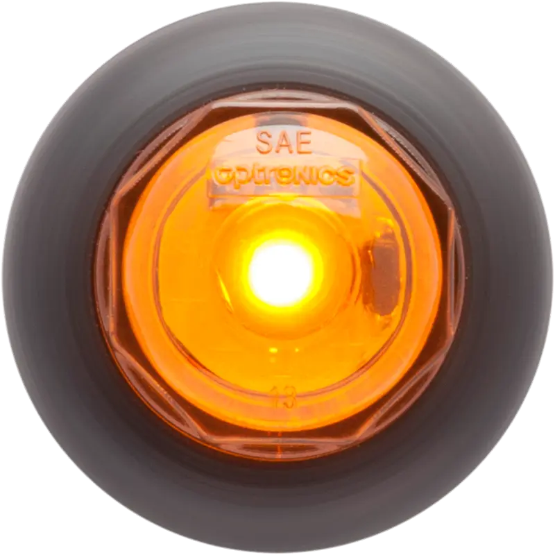 OPTRONICS MCL10AKB Amber LED Nondirectional Unit