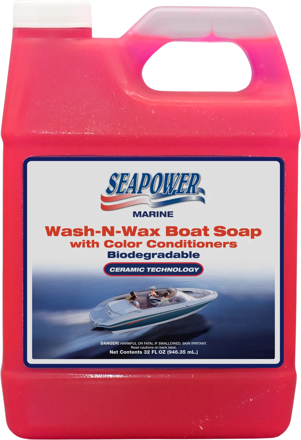 T.R. Industry Seapower Wash & Wax Boat Soap - 32 oz