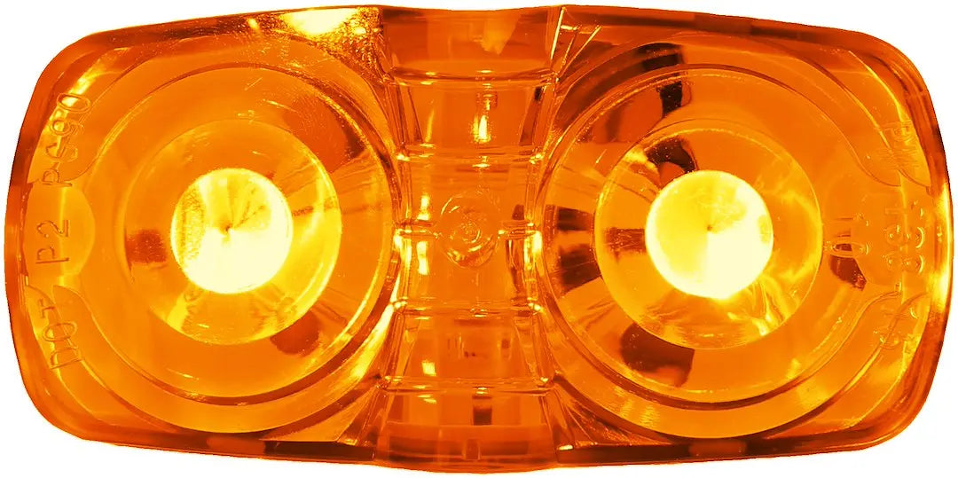 Peterson Manufacturing LED Motorcycle PC MV Rectangular Double Bulls-Eye 4' (Part #38AMVBT2)