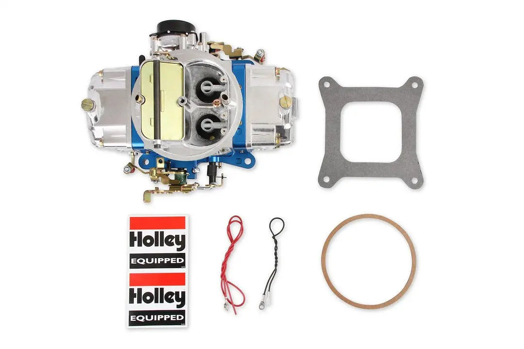 Holley 750 CFM Ultimate Double Pumper Blue Carburetor (Part Number 076750BL)