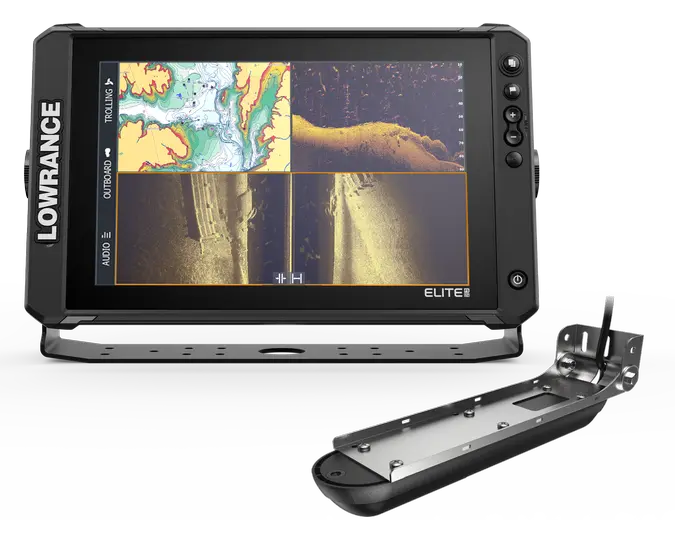 Lowrance Dual Elite FS 12 BIB Fishfinder and Chartplotter