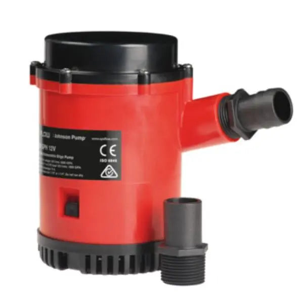 Johnson Pump HD Bilge Pump 2200 GPH 12V - Reliable Marine Bilge Pump