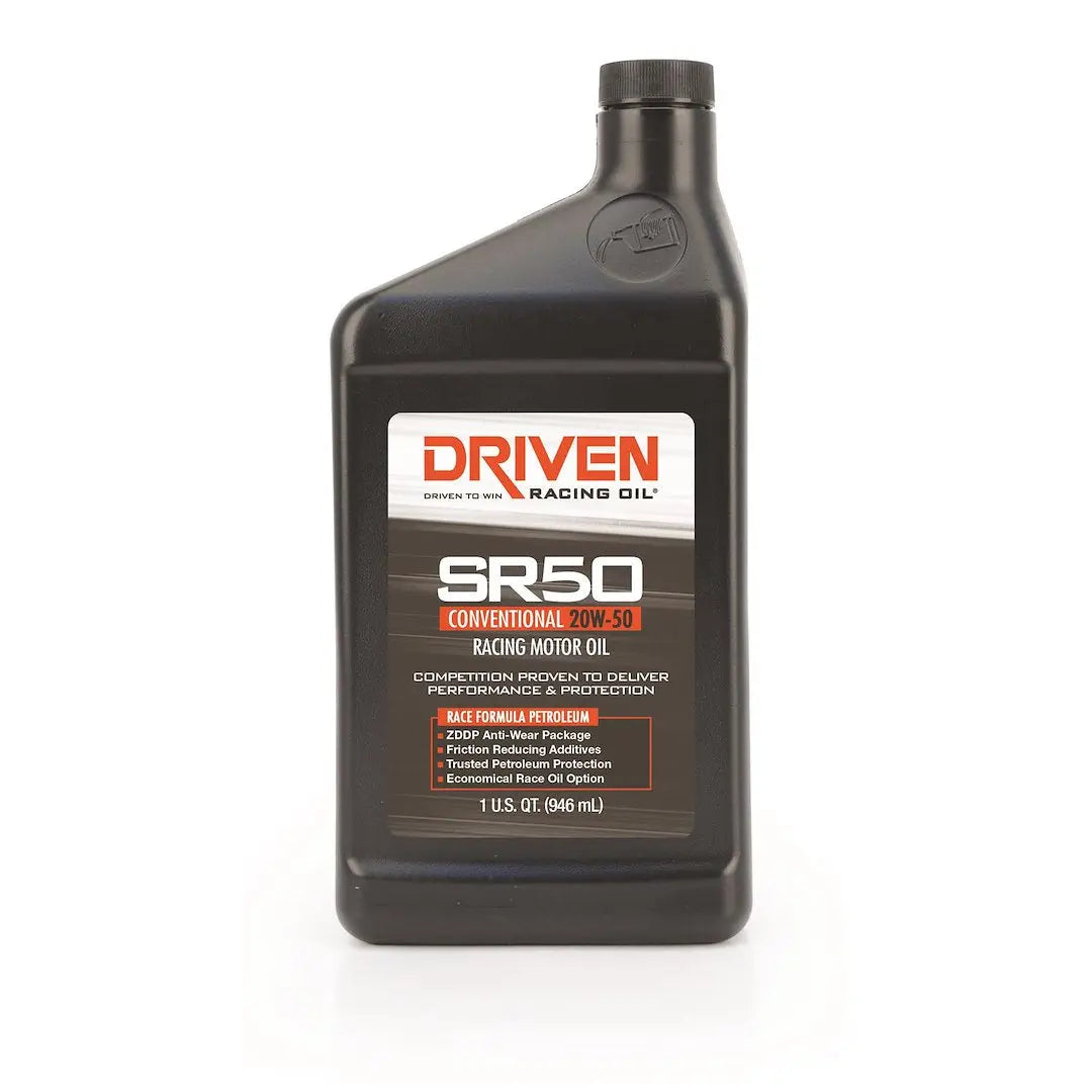 Driven Race SR50 Conventional 20W-50 Motor Oil - Part Number 05206